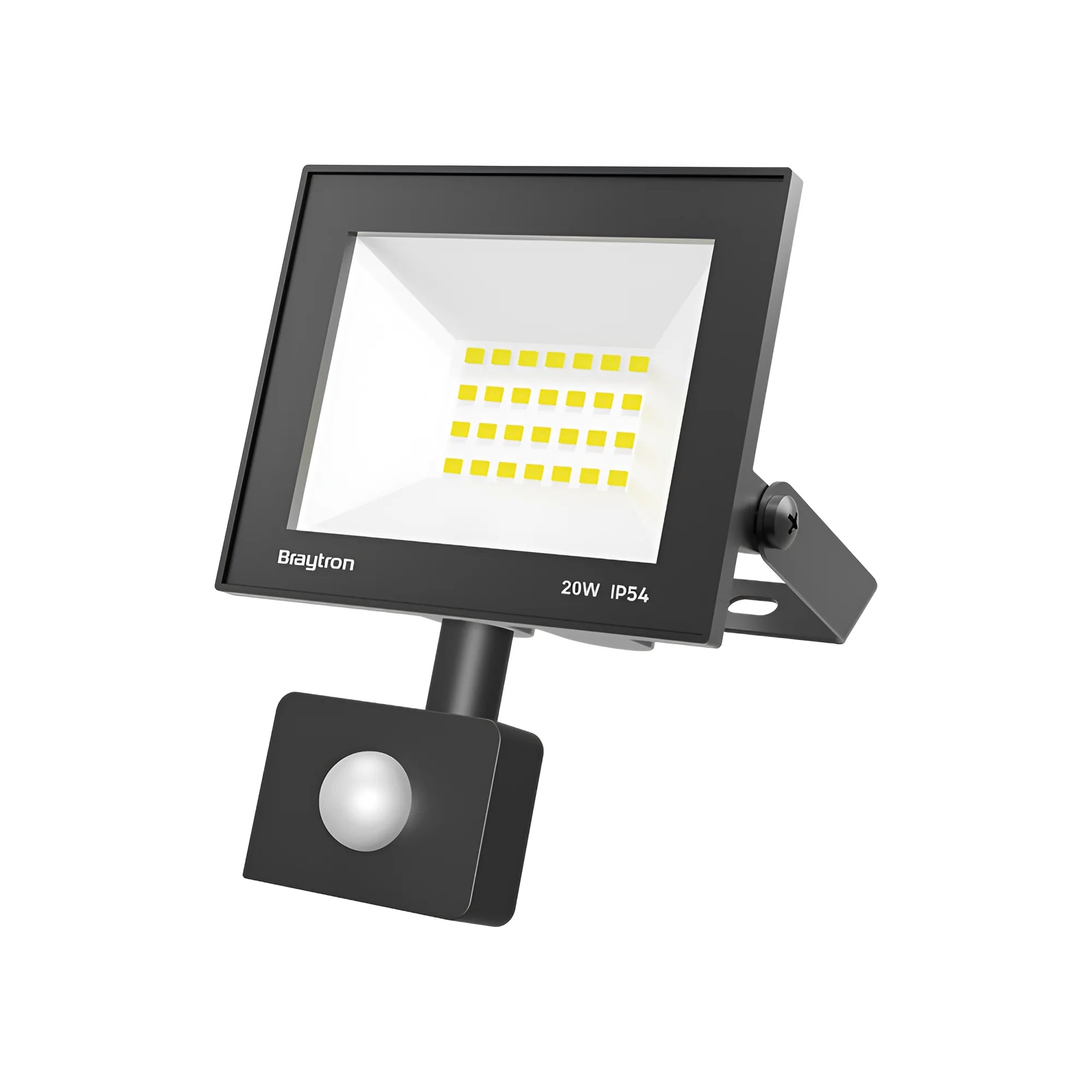 Braytron Flood LED Schijnwerper 20W 6500K IP54 Zwart CF SNS