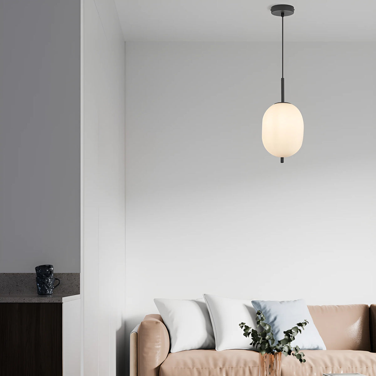 Braytron S011R Hanglamp Zwart 1H 1xE14 OPL