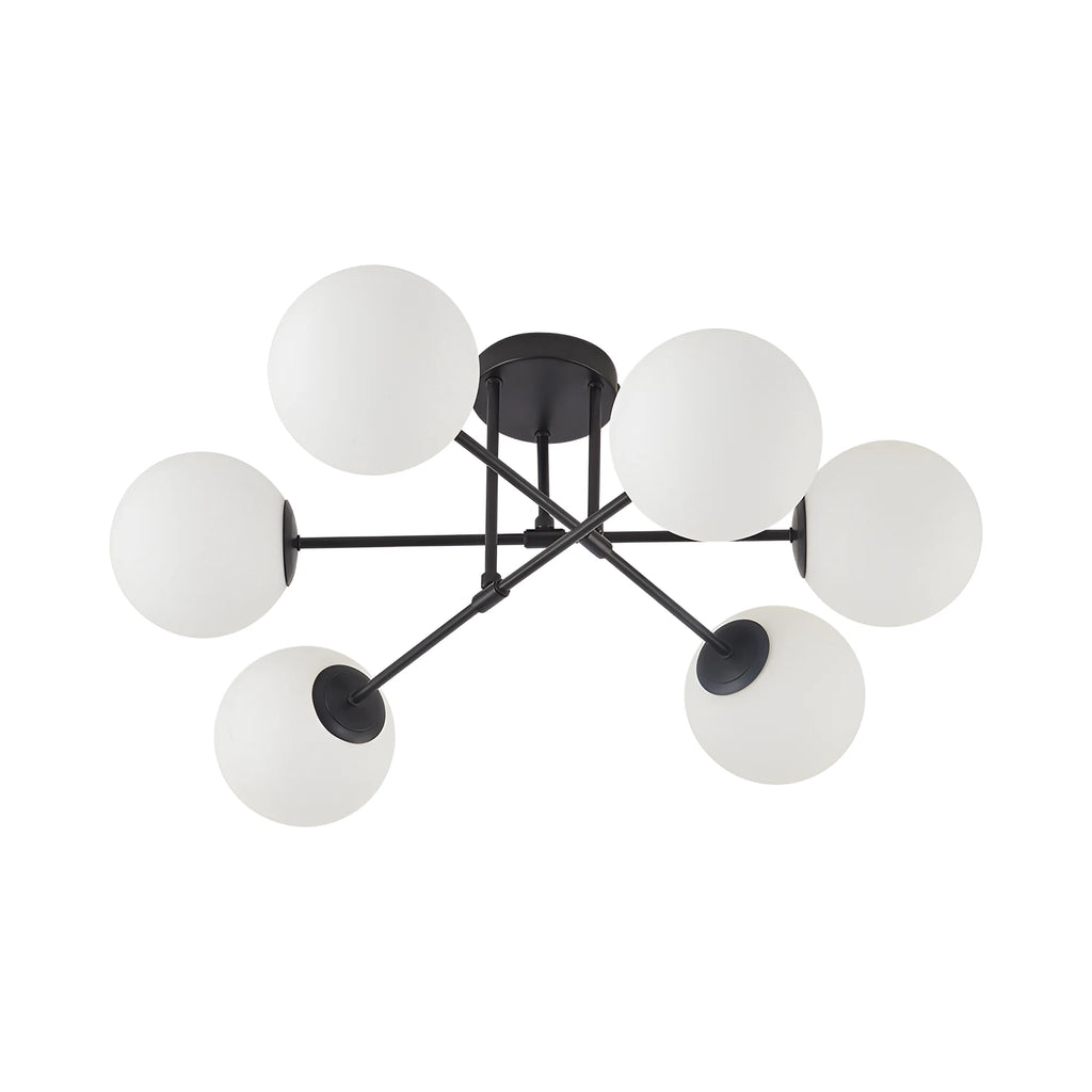 Braytron S012C Hanglamp Zwart 6H 6xG9 OPL