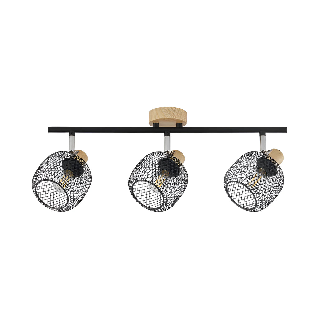 Braytron W001C Plafondlamp 3H 3xE14 WDN