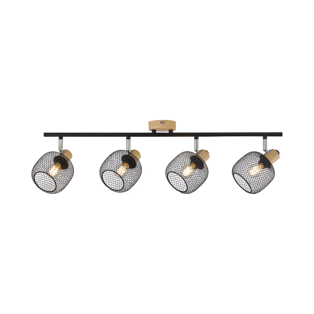 Braytron W001C Plafondlamp 4H 4xE14 WDN