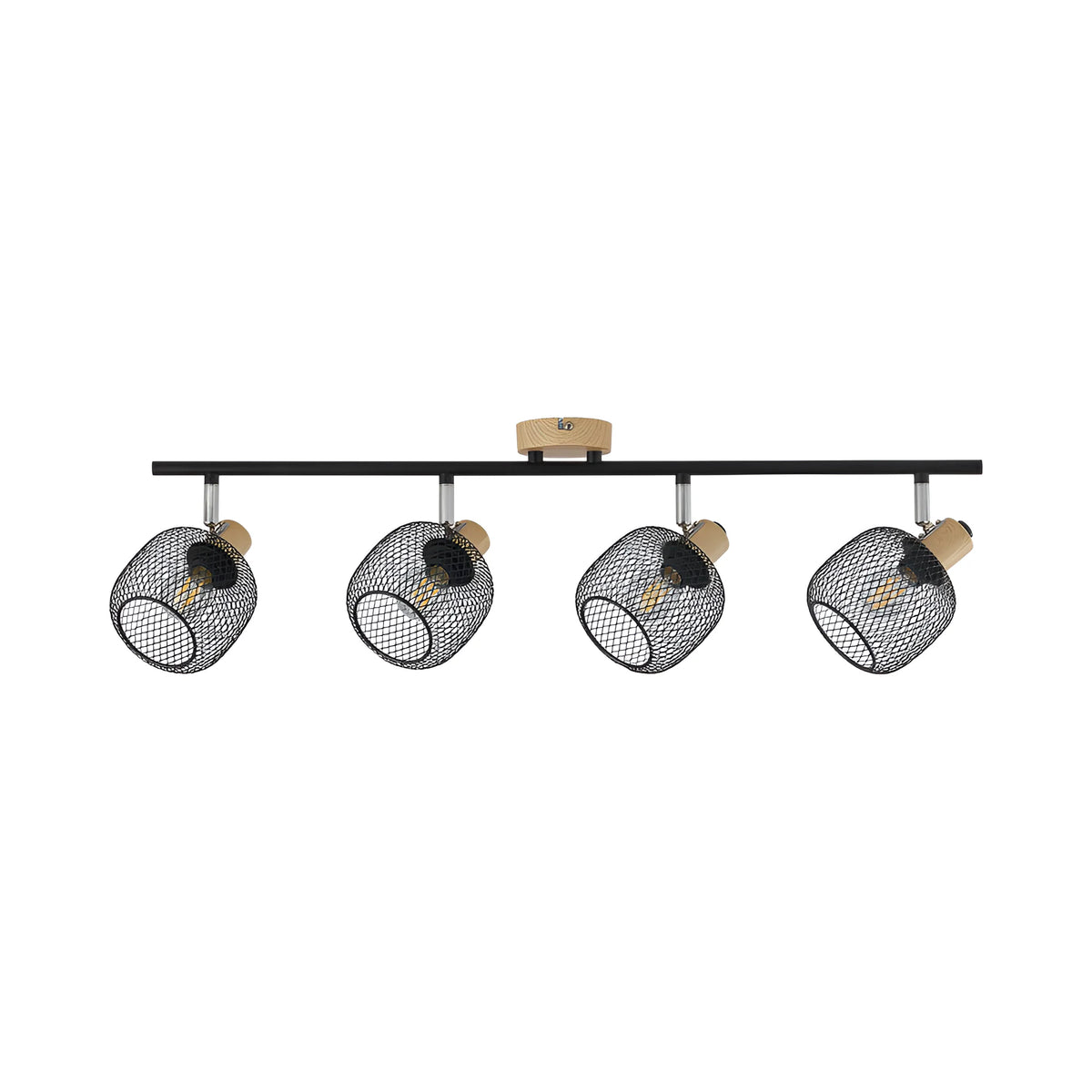 Braytron W001C Plafondlamp 4H 4xE14 WDN