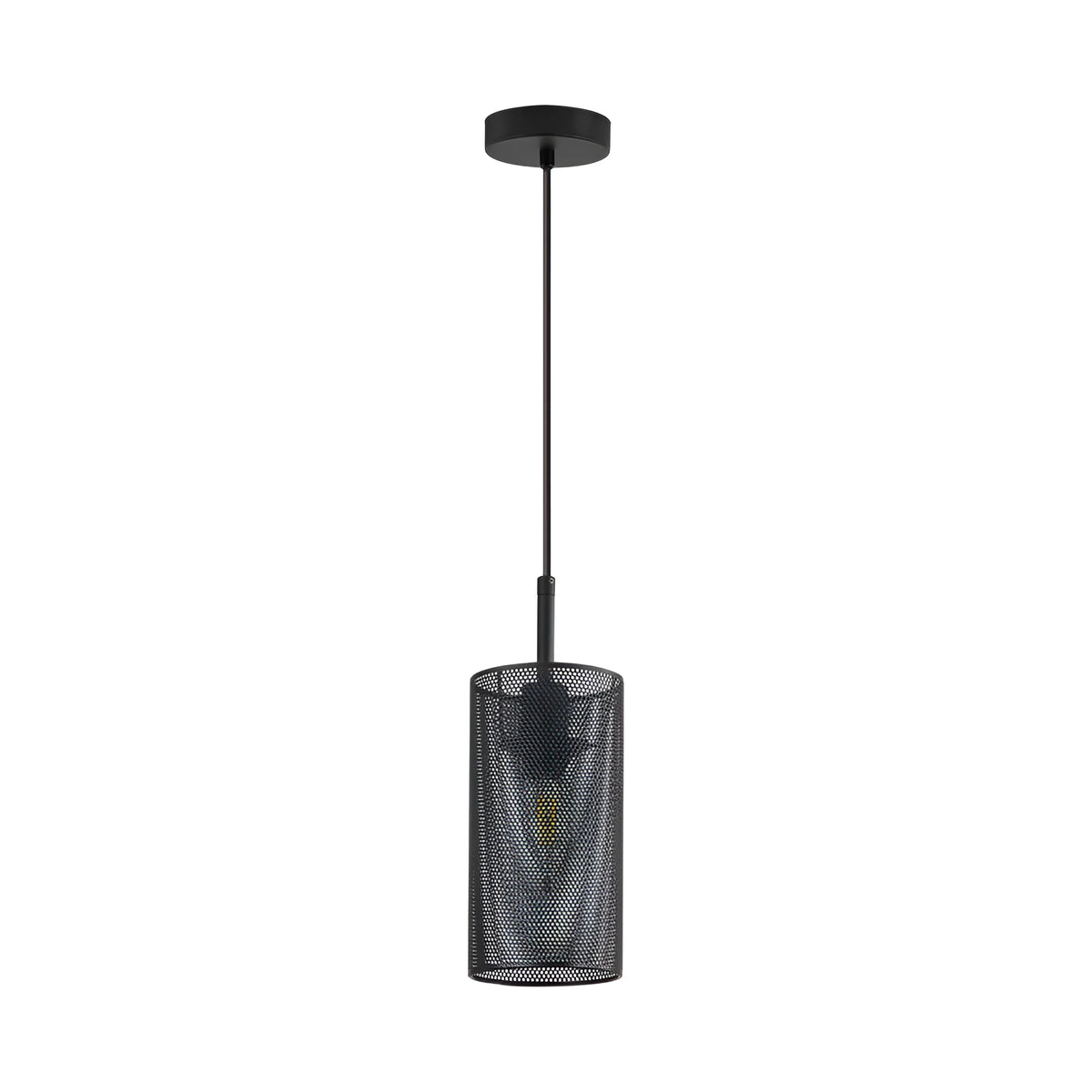 Braytron W002R Hanglamp Zwart 1H 1xE14