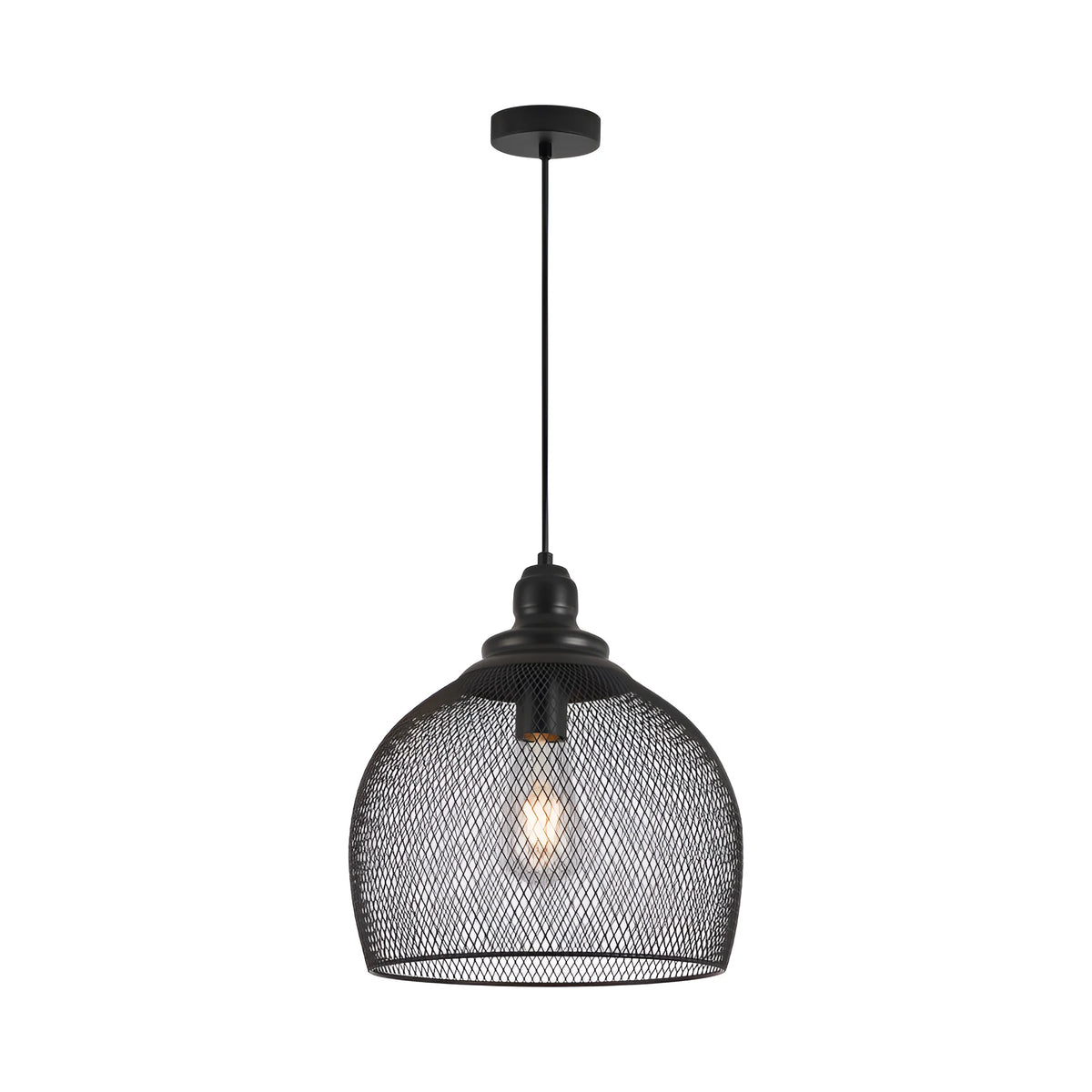 Braytron W006R Hanglamp Zwart 1H 1xE27