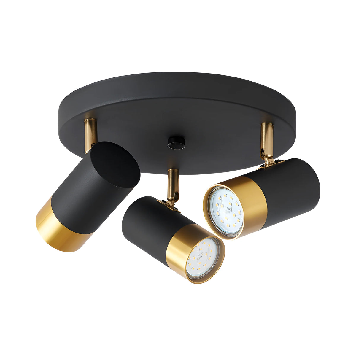 Braytron G002C Plafondlamp Zwart 3H 3xGU10