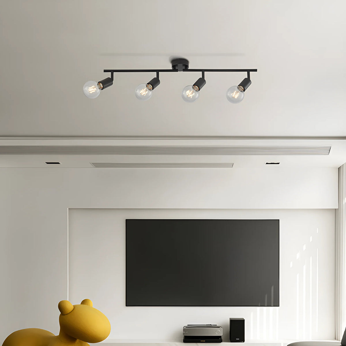 Braytron G003C Plafondlamp Zwart 4H 4xE27