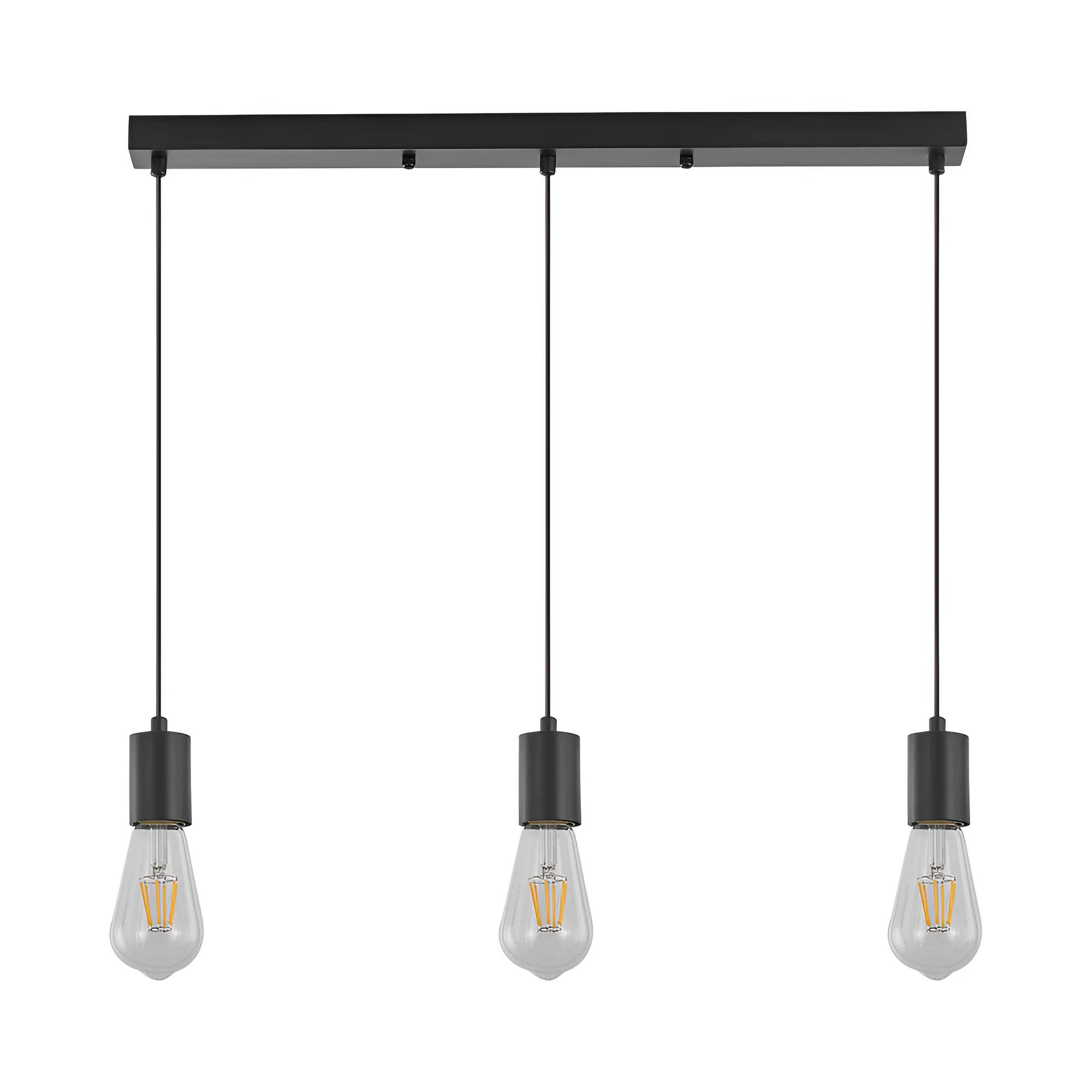 Braytron G006S Hanglamp Zwart 3H 3xE27