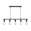 Braytron G006S Hanglamp Zwart 5H 5xE27
