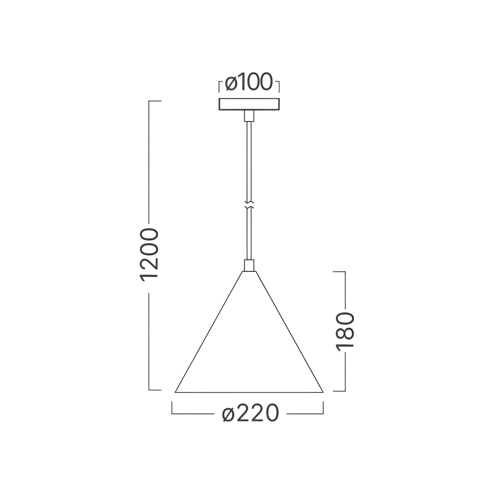 Braytron P010R Hanglamp 1H 1xE27 BEJ