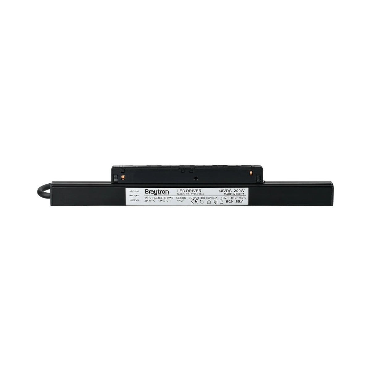 Braytron M20 Voeding 200W IP20 48VDC INTR