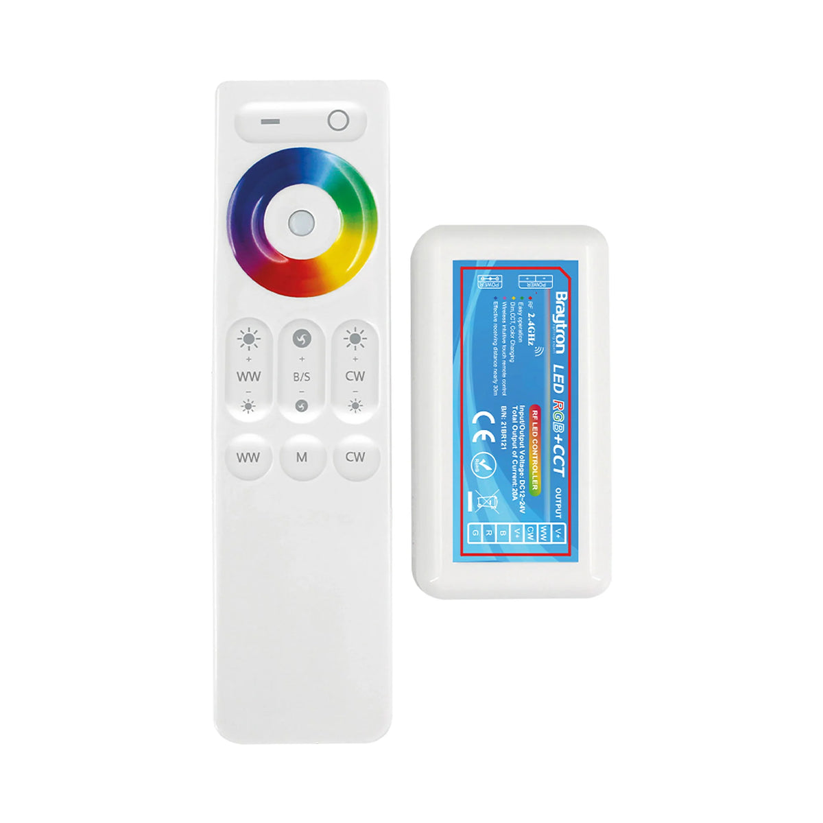 Braytron Rmt Controller RGBW CONTROLLER 12/24VDC