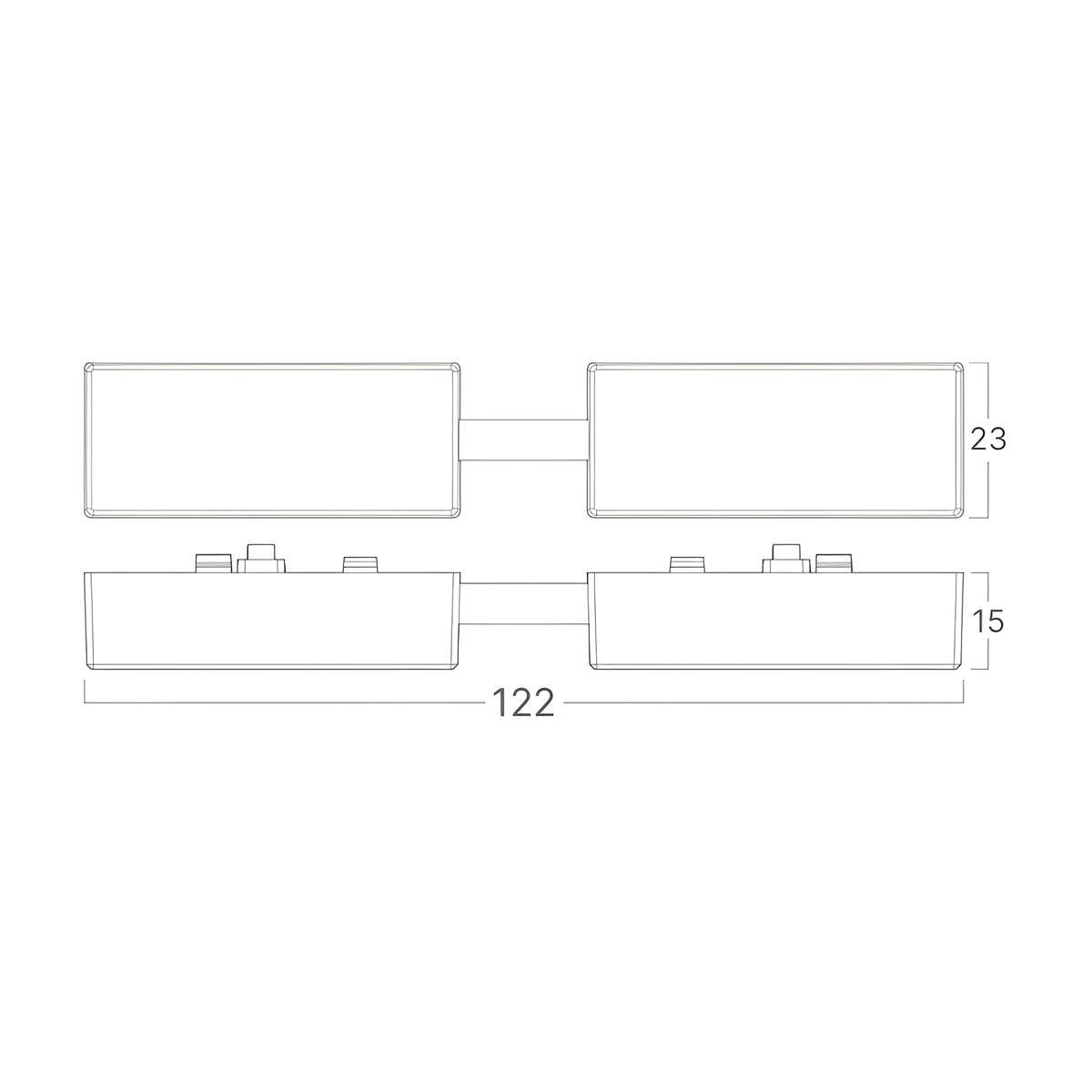 Braytron S20B Connector 48VDC Zwart SC01