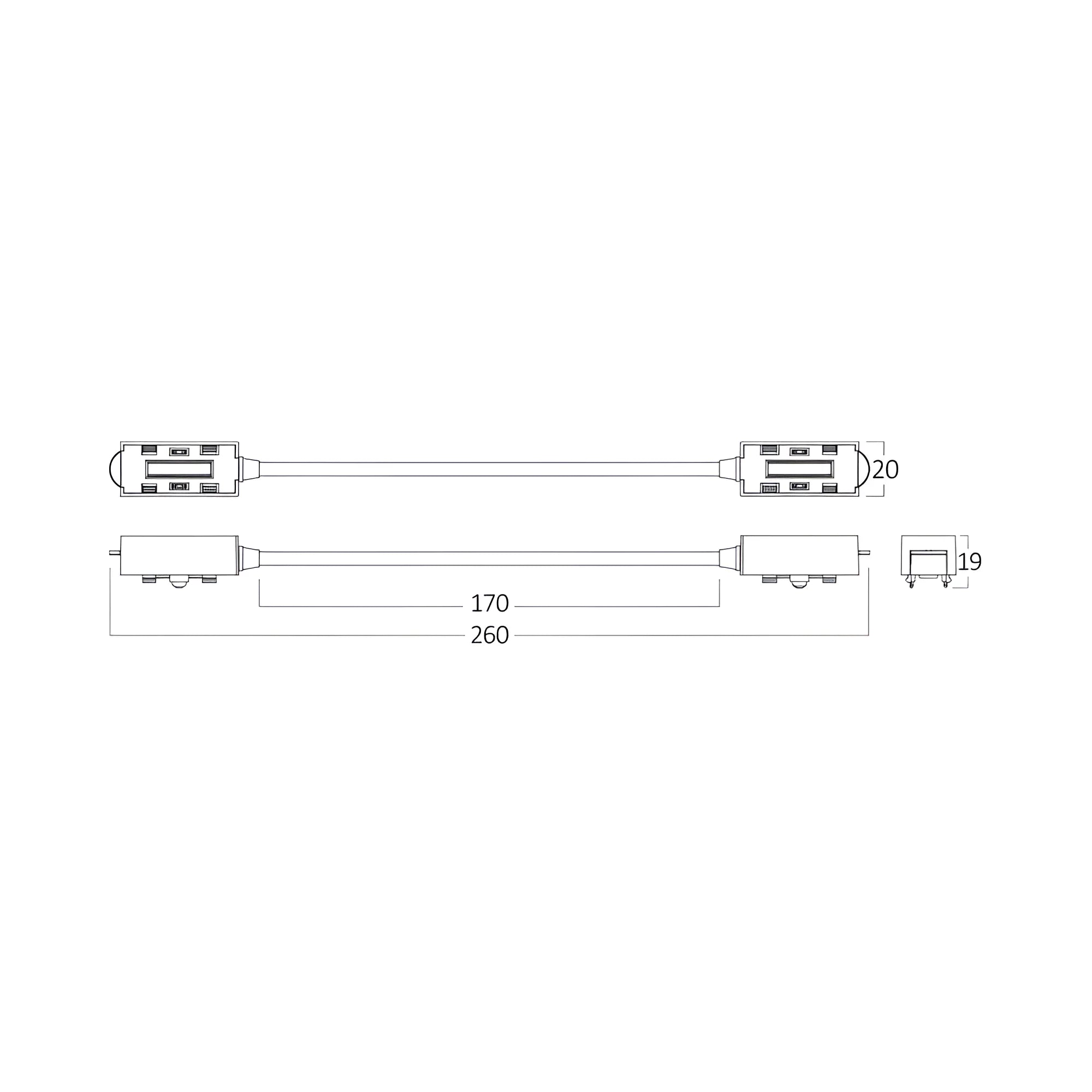 Braytron S20B Connector 48VDC Zwart SC01