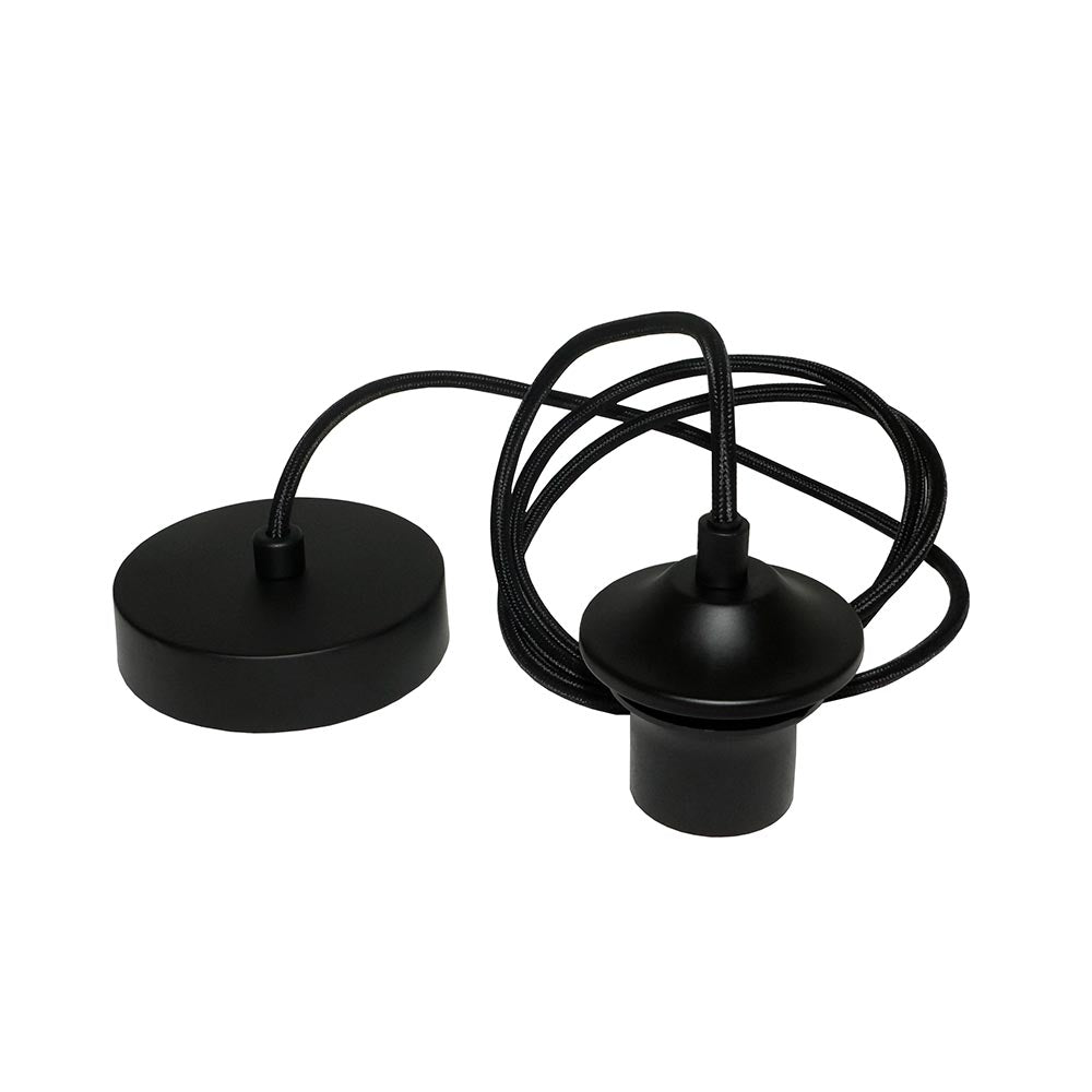 Artdelight Pendant cord uni - Pendel/Hanglamp - Zwart