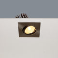 Artdelight Venice 2608 - Inbouwspot - 855lm - Vierkant - Richtbaar - Mat staal