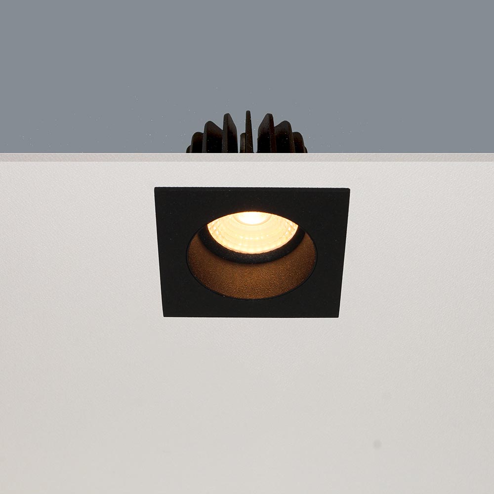 Artdelight Venice 2708 - Inbouwspot - 810lm - Vierkant - Zwart