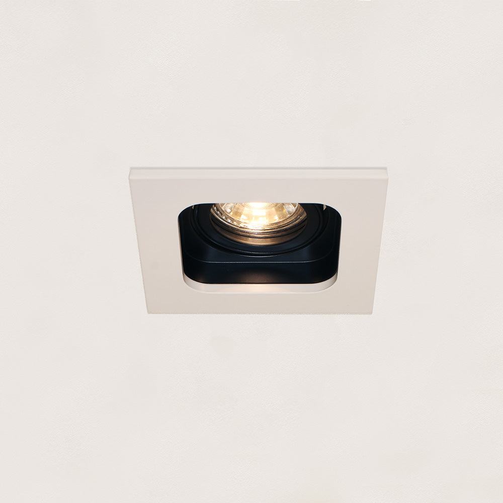 Artdelight Moggio - Inbouwspot - 1 lichts - Wit/zwart