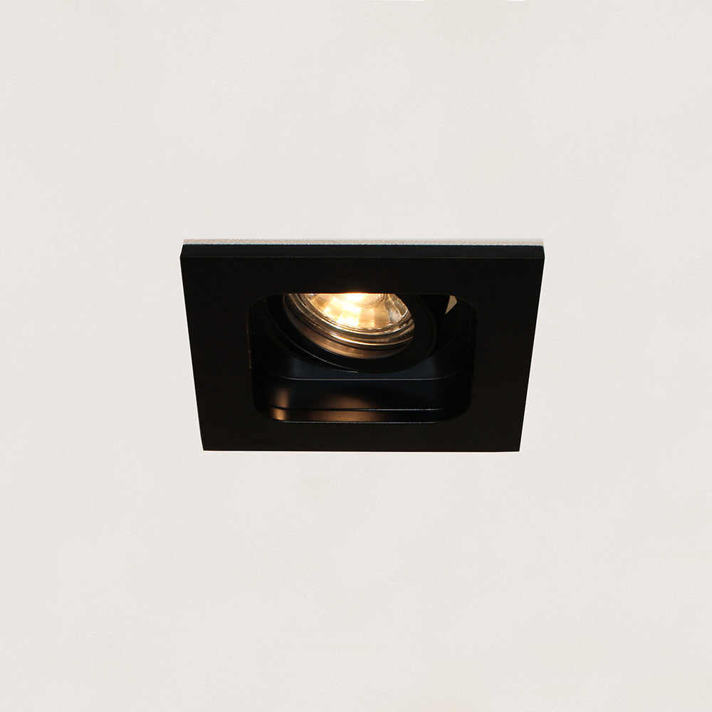 Artdelight Moggio - Inbouwspot - 1 lichts - Wit/zwart