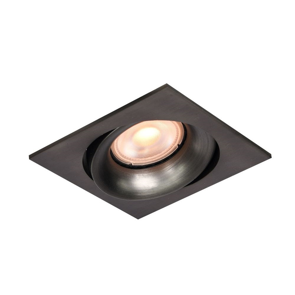 Artdelight Alice - Inbouwspot - Vierkant - Licht brons