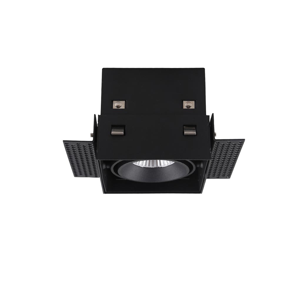 Artdelight Trofa - Inbouwspot - 1 lichts trimless - Zwart