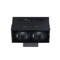 Artdelight Trofa - Inbouwspot - 2 lichts trimless - Zwart