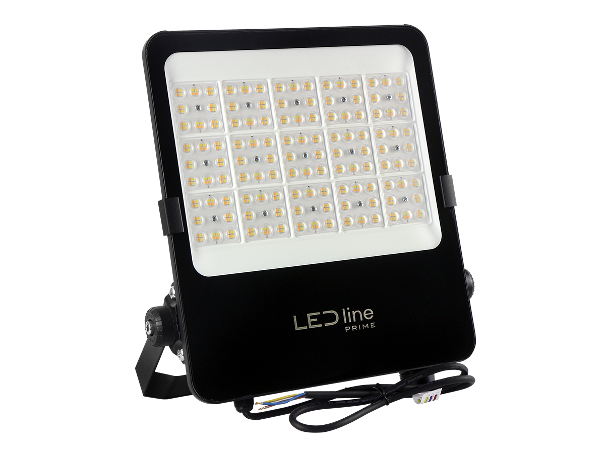 FLOODLIGHT 3CCT (3K/4K/5K) 200W 28000lm T2 IP66 PRIME
