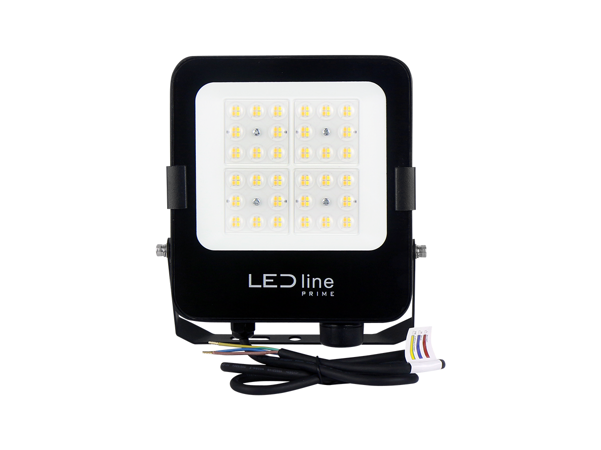 FLOODLIGHT 3CCT (3K/4K/5K) 30W 4200lm T2 IP66 PRIME