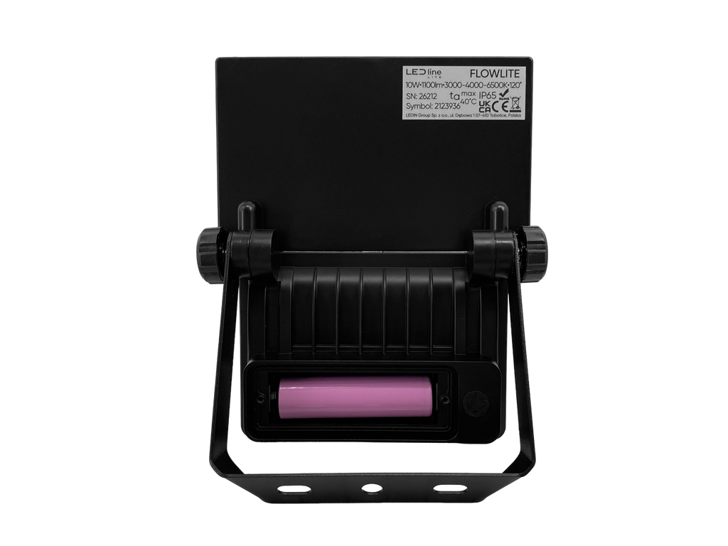 Solar schijnwerper FLOWLITE 3CCT (3/4/6,5K) 10W 1100lm PIR afstandsbediening IP65 zwart LITE