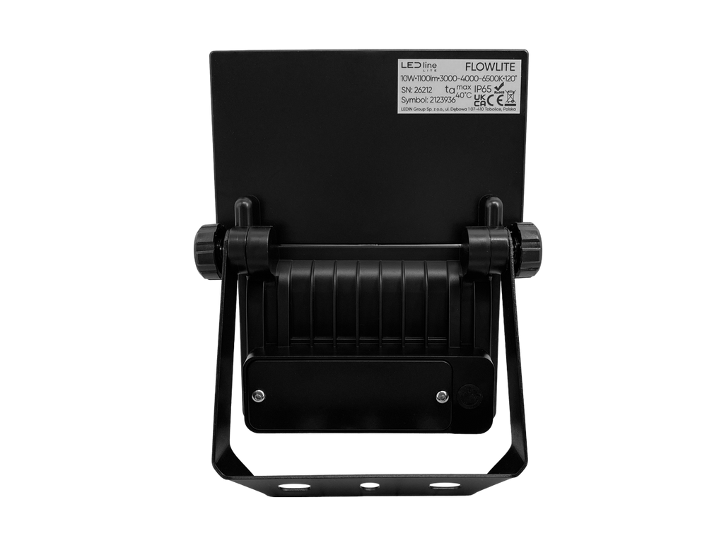 Solar schijnwerper FLOWLITE 3CCT (3/4/6,5K) 10W 1100lm PIR afstandsbediening IP65 zwart LITE
