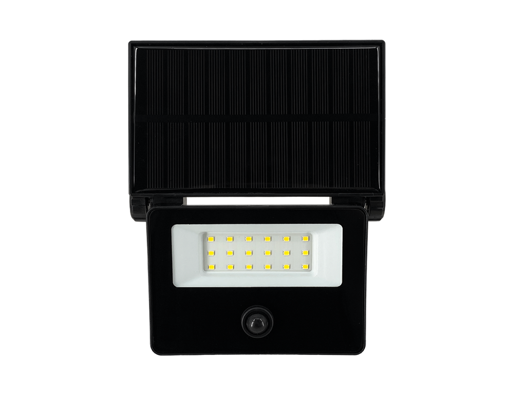Solar schijnwerper FLOWLITE 4000K 3W 300lm PIR IP65 zwart LITE