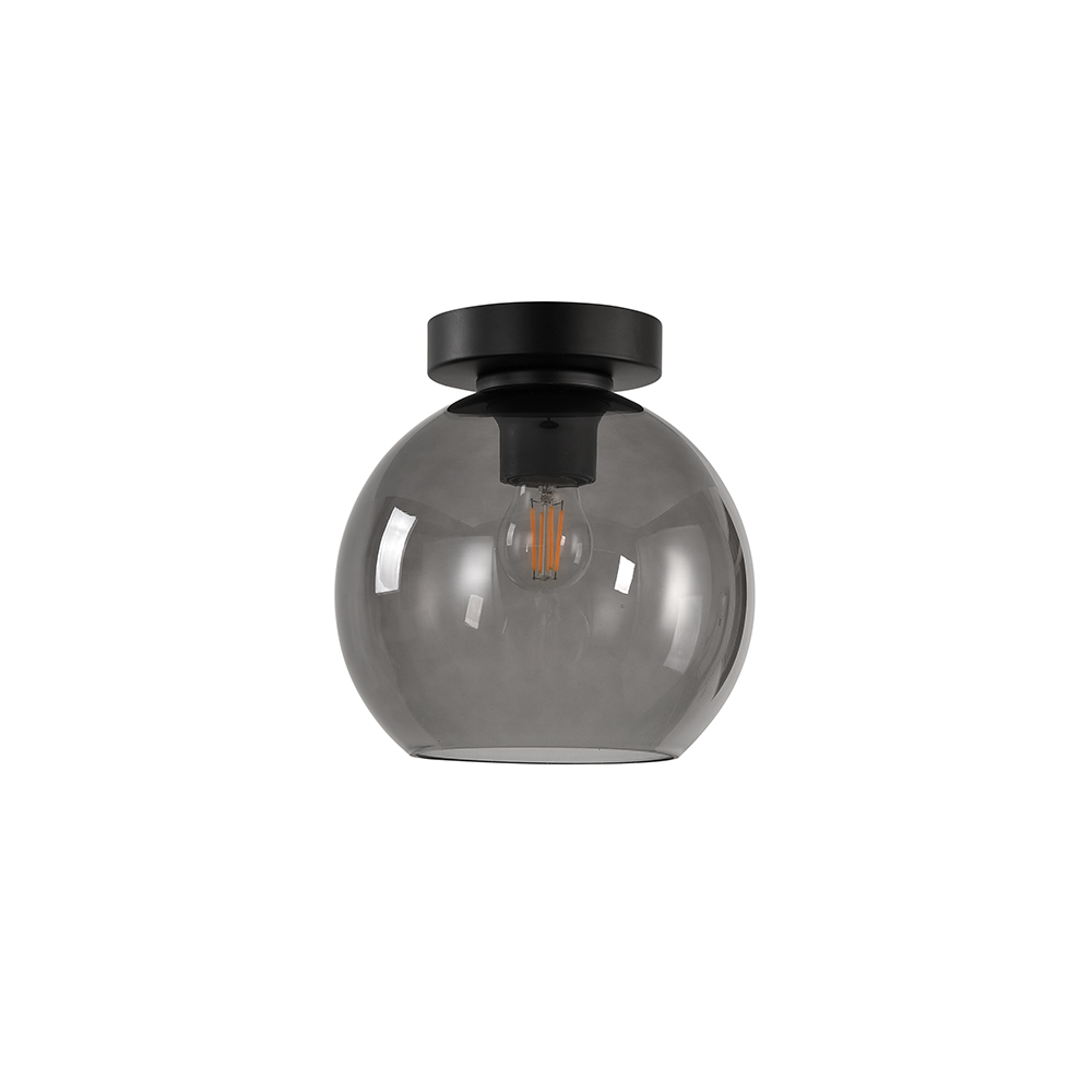Artdelight Marino - Plafonnière - Ø20cm - Titan glas