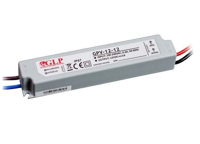 GPV-12-12 1A PSU 12W 12V IP67