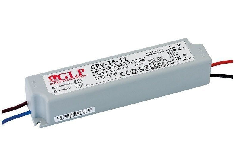 GPV-35-12 3A PSU 36W 12V IP67