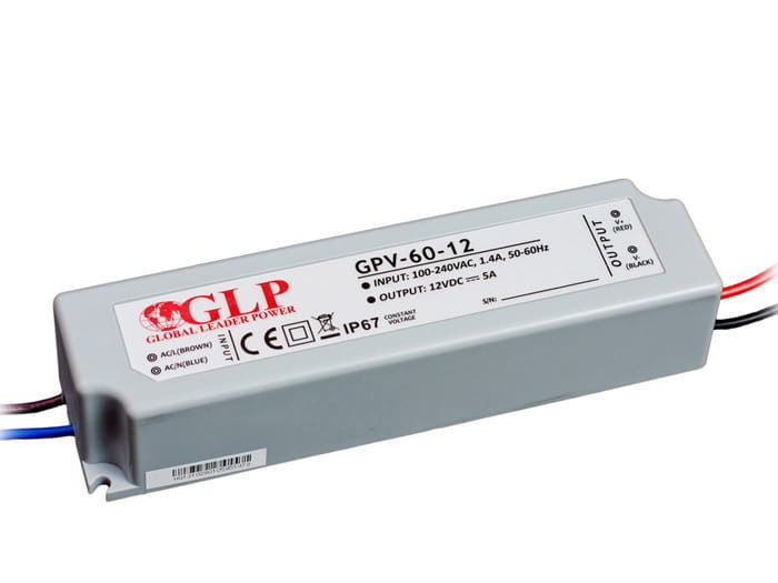 PSU GPV-60-12 5A 60W 12V IP67