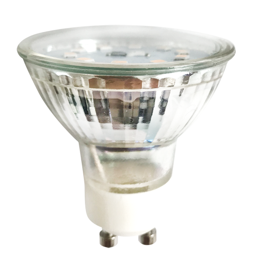 LED-lamp GU10 6500K 5W 450lm 230V 120 ° LITE glas