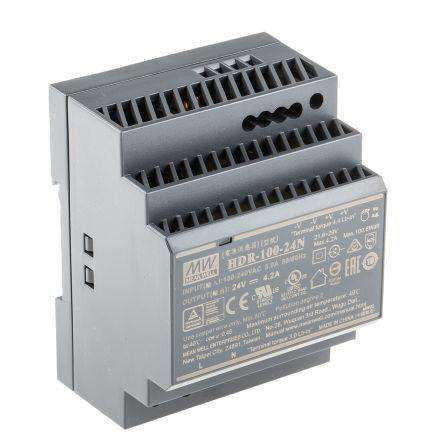 HDR-100-24N 4.2A 100W 24V DIN PSU