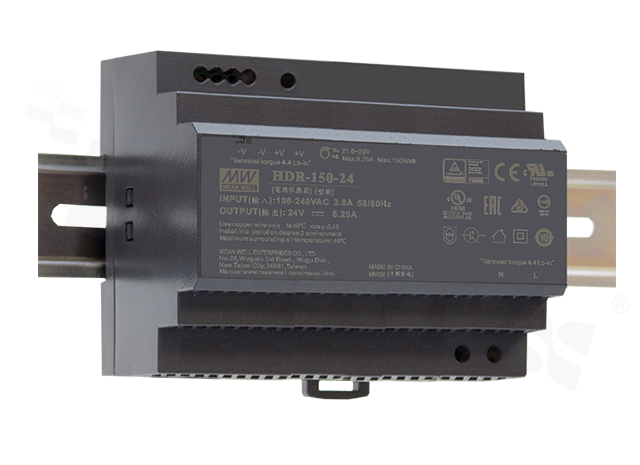 HDR-150-12 PSU 11.3A 135.6W 12V DIN