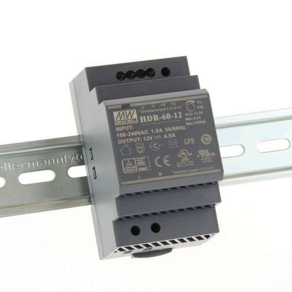 HDR-60-12 4.5A 60W 12V DIN PSU