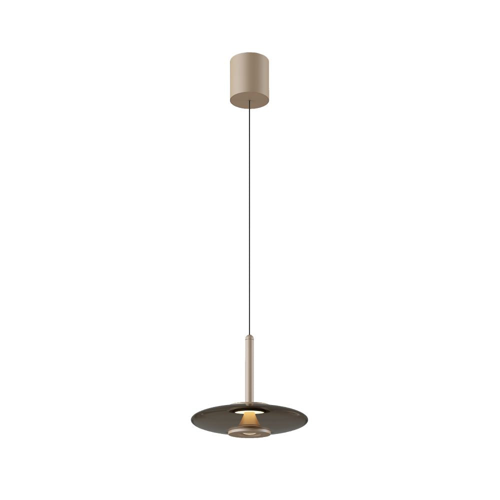 Artdelight Madison - Hanglamp - 1 lichts - Champagne