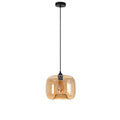 Artdelight Preston - Hanglamp - Ø28cm - Amber glas