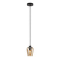 Artdelight Tombo - Hanglamp - Ø12,5cm - Amber glas