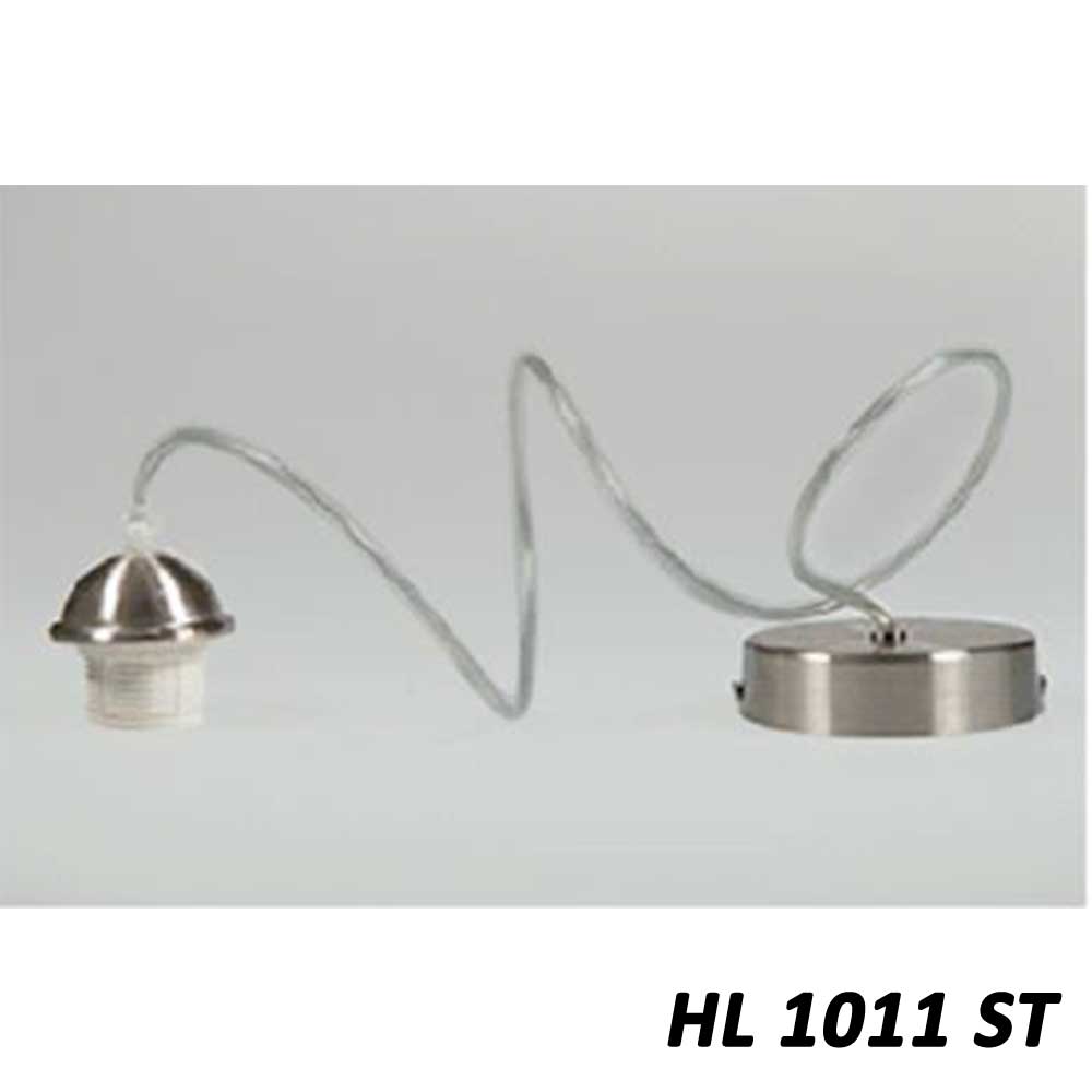 Artdelight Iron - Hanglamp - E27/L1.2m - Mat staal
