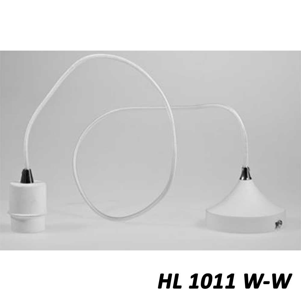 Artdelight Iron - Hanglamp - E27/L1.2m - Wit