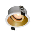 Artdelight Roura - Inbouwspot - Wit/goud