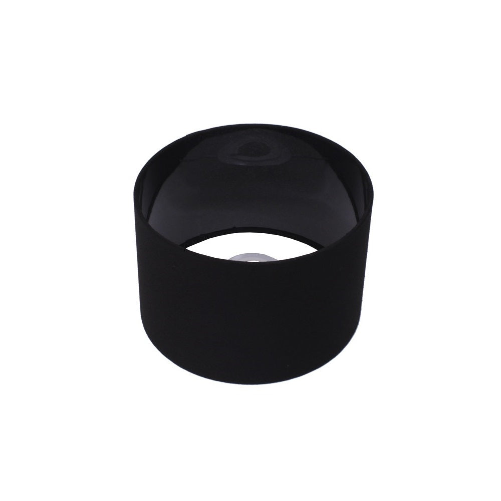 Artdelight Shade uni - Kap linnen - Ø25cm - Zwart linnen