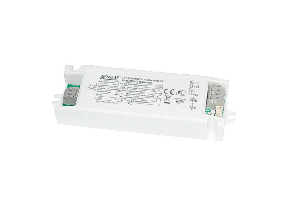 MERRYTEK PSU LED met noodstroomvoorziening 3h 3W