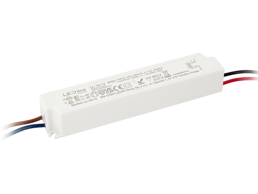 Voeding 18-12 IP65 18W 12V PRIME