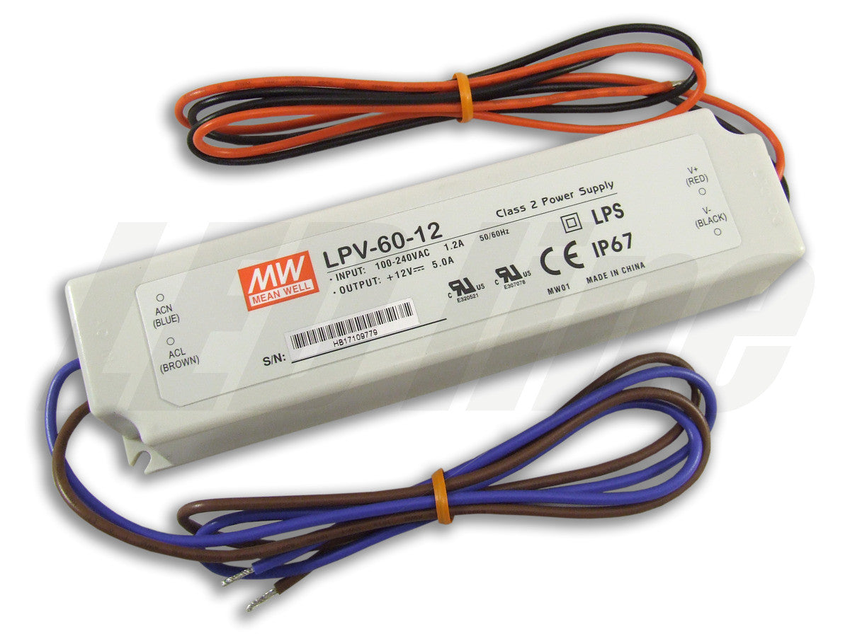 LPV-60-12 5A PSU 60W 12V IP67