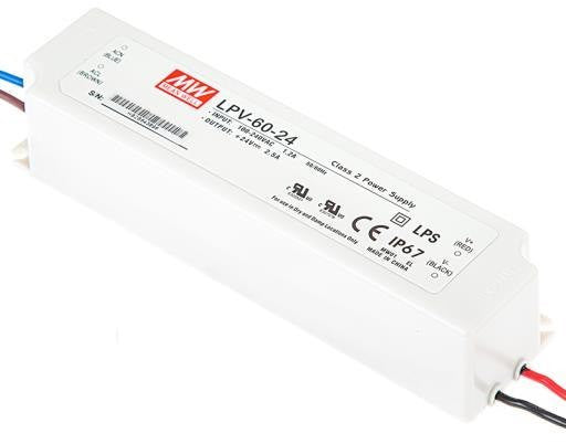 PSU LPV-60-24 2.5A 60W 24V IP67