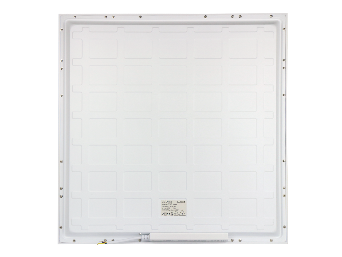Backlit Paneel 4000K 40W 4000lm IP20 60x60cm wit met Skyframe rand LITE